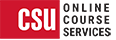 CSU Online Course Services Alternate Wordmark