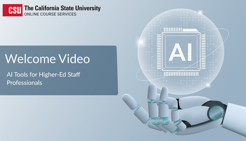 AI Higher Ed Welcome Video Placeholder